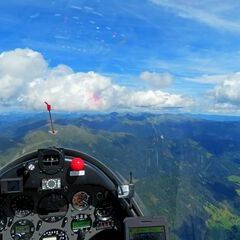 Flugwegposition um 13:19:21: Aufgenommen in der Nähe von Bretstein, 8763, Österreich in 2662 Meter